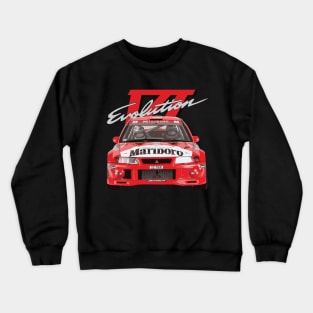 wrc EVO 6 champion Tommi Mäkinen Car evolution TME VI version Crewneck Sweatshirt